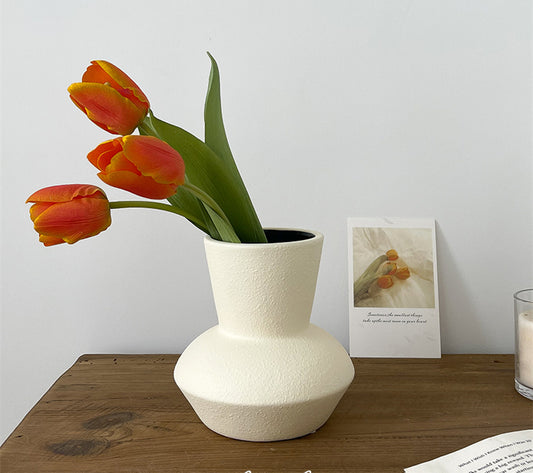 Light Luxury Vase Decoration Living Room Flower Arrangement Ins Style Ceramic Bottle